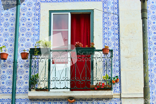 Image of Floral balcony