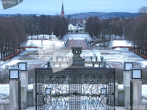 Image of Vigeland park Oslo