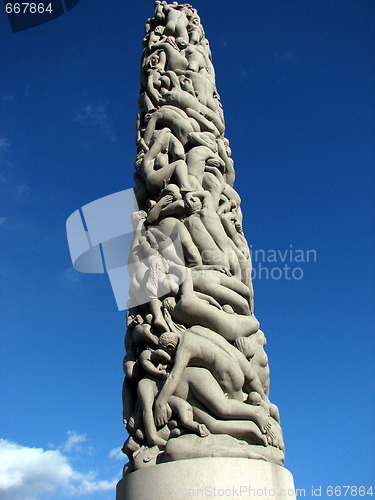 Image of The Monolith - Vigelands Park, Oslo