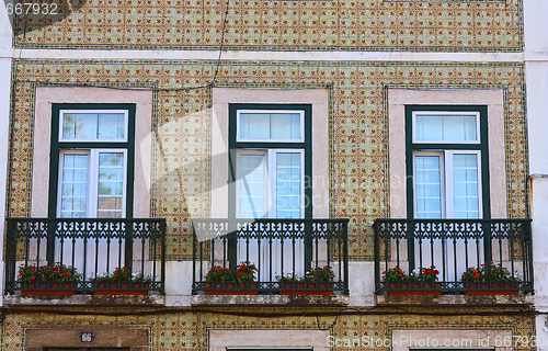 Image of beautiful old  windows