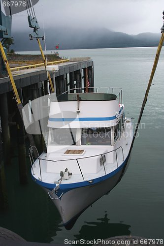 Image of Boat in Boat Lift