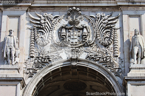 Image of arch of augusta in lisbon