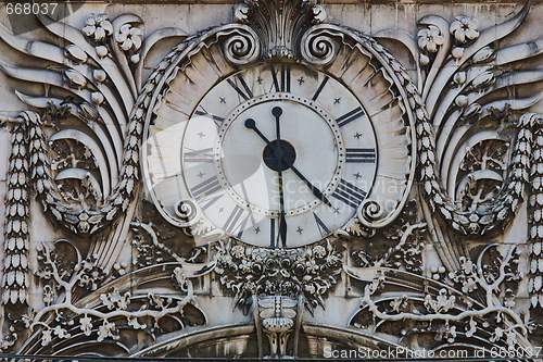 Image of Rusty old clock