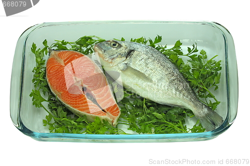 Image of Fish on a plate