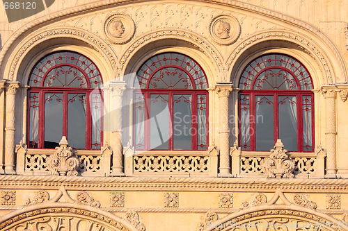 Image of beautiful old  windows