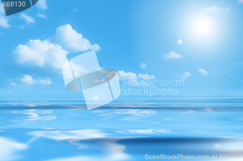 Image of blue sky