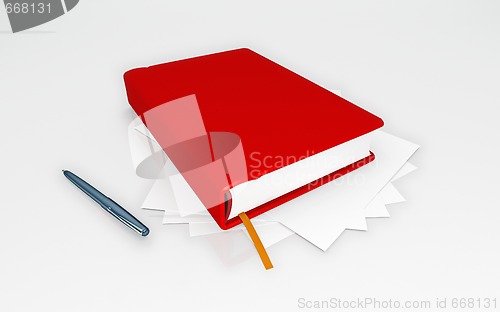 Image of red book