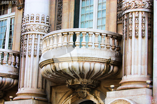 Image of Vintage window and balcony