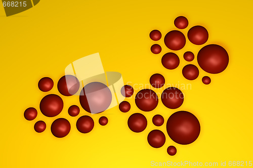 Image of red bubbles