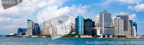 Image of New York City Skyline panorama