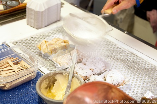 Image of Poffertjes mini pancakes