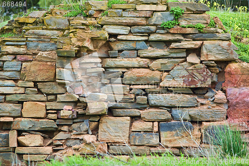 Image of stone brick wall