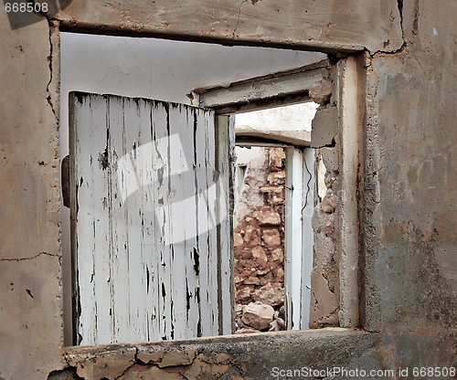 Image of ruins window