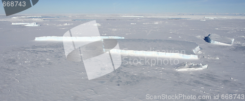 Image of Sea ice on Antarctica