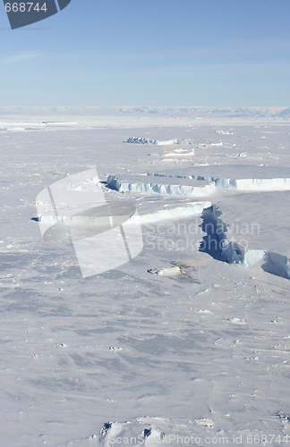 Image of Sea ice on Antarctica