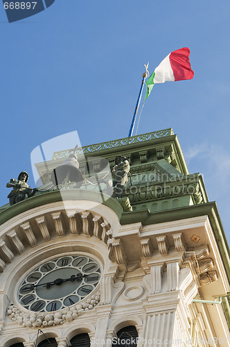 Image of Trieste Town Hall detail