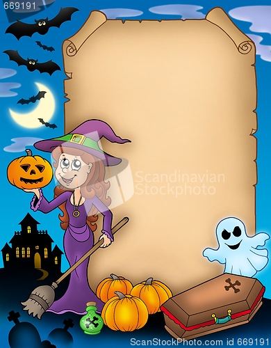 Image of Halloween parchment 4