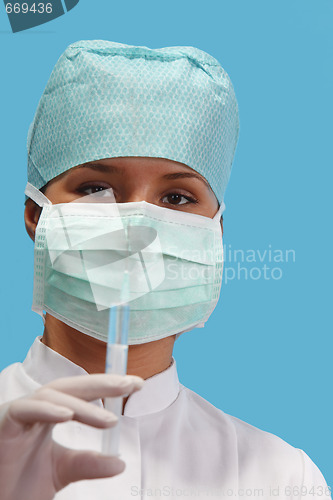 Image of Nurse with a syringe