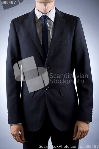 Image of cut out image of a businessman