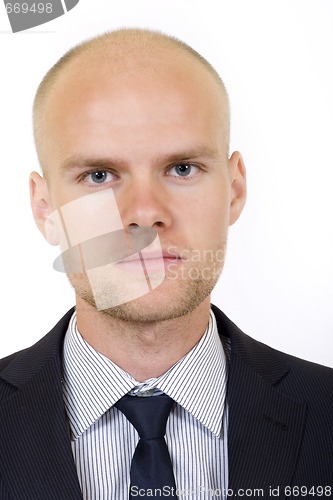 Image of closeup picture of a businessman