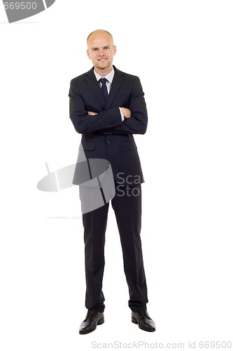 Image of smiling young businessman