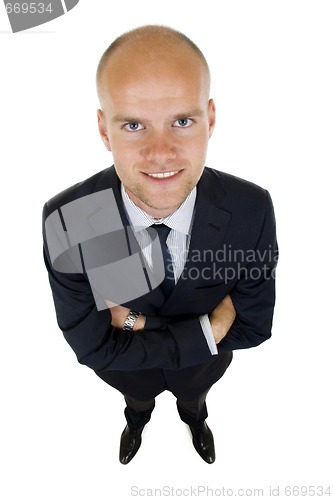 Image of Businessman with crossed hands