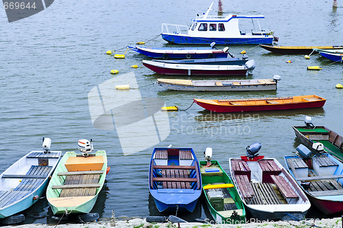 Image of River boats on Danube