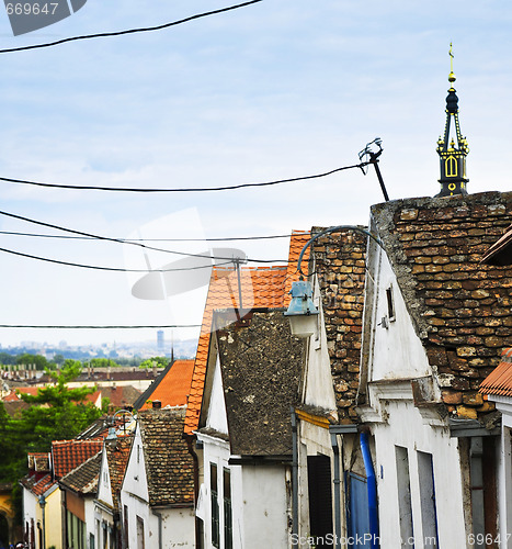 Image of Zemun rooftops in Belgrade