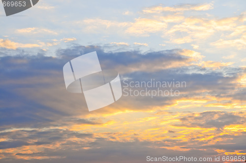 Image of Sunset sky