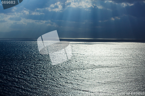 Image of Sun road on water surface