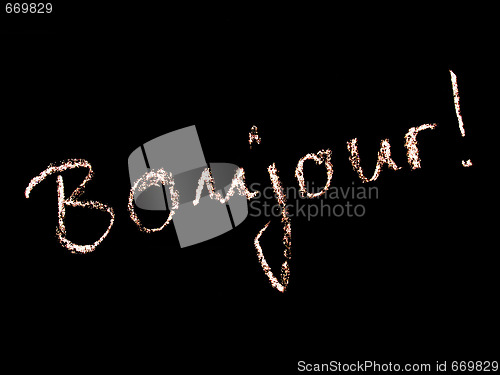 Image of bonjour