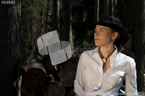 Image of Woman-cowboy