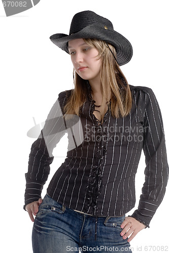 Image of woman in hat