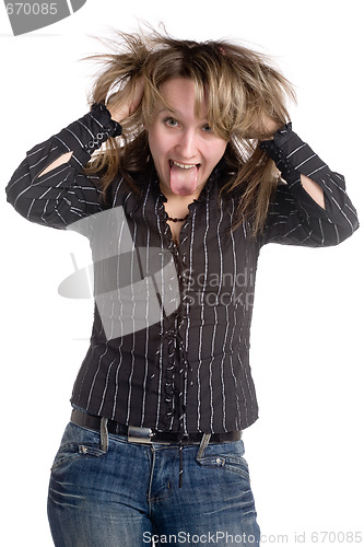 Image of happy young woman