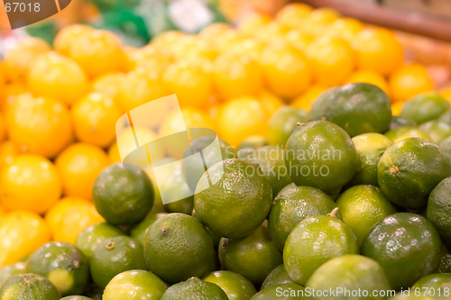 Image of Limes against Lemons