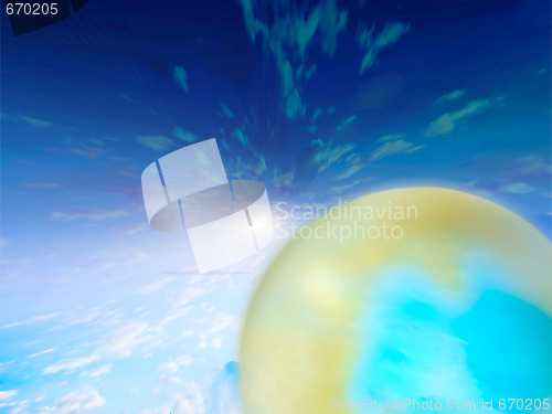 Image of glow planet