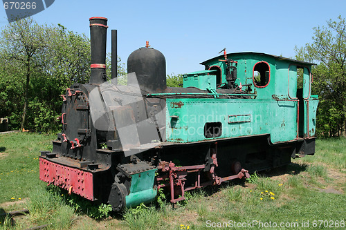 Image of Vintage steam engine