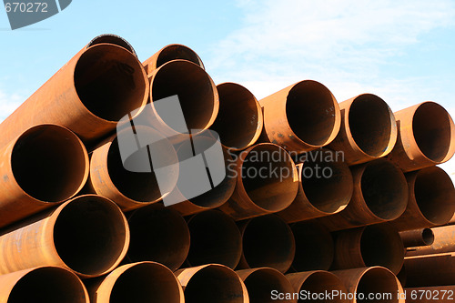 Image of Steel pipes