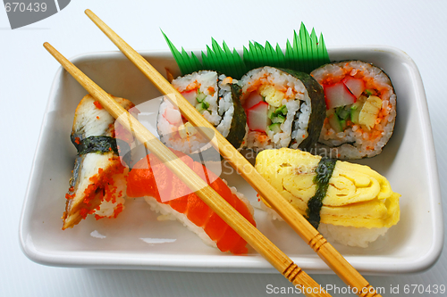 Image of Sushi & Chopsticks