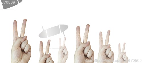 Image of Hand sign.