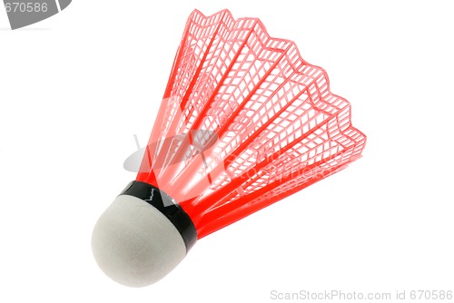 Image of Red shuttlecock