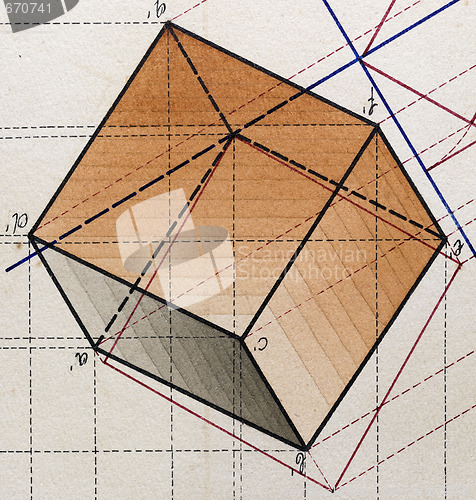 Image of Cube, three dimensional shape