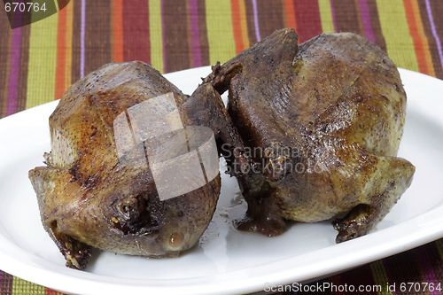 Image of Fried pigeon