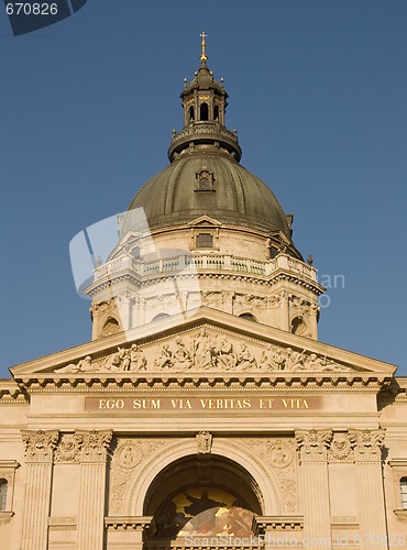 Image of Top of basilica in Budapest