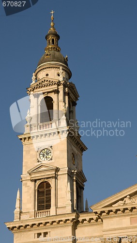 Image of Tower of basilica in Budapest