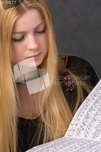 Image of musician before concert