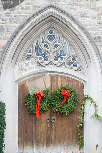 Image of Holiday Church Doors