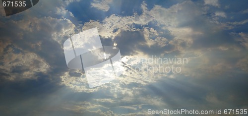 Image of God Like Light in the Sky