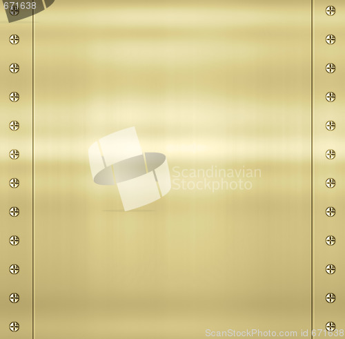 Image of gold metal background texture
