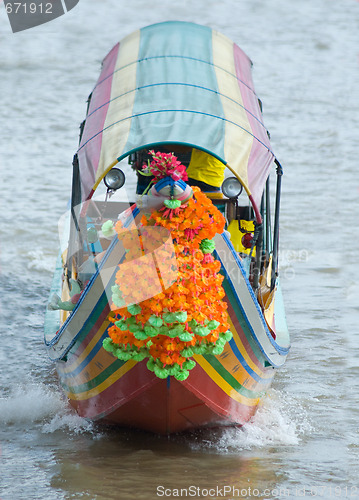 Image of River boat in Bangkok, Thailand